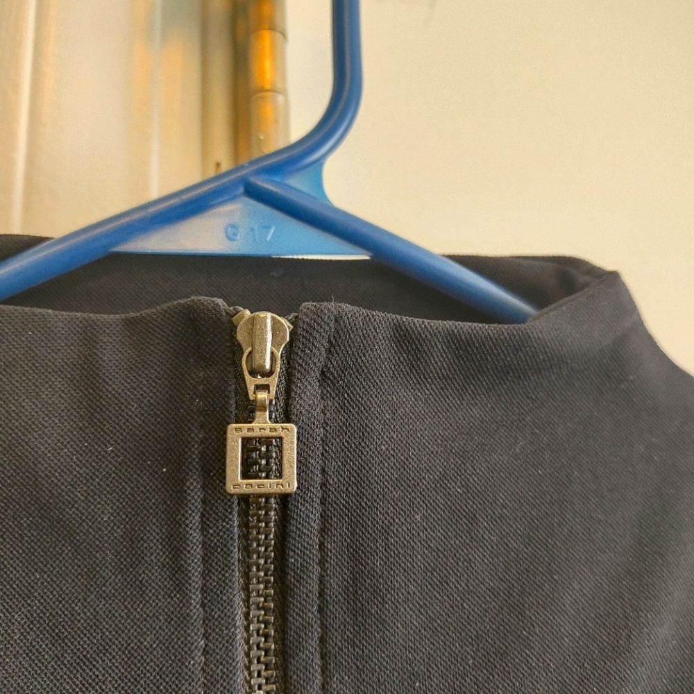 Sarah Pacini Black Zip Up Jacket